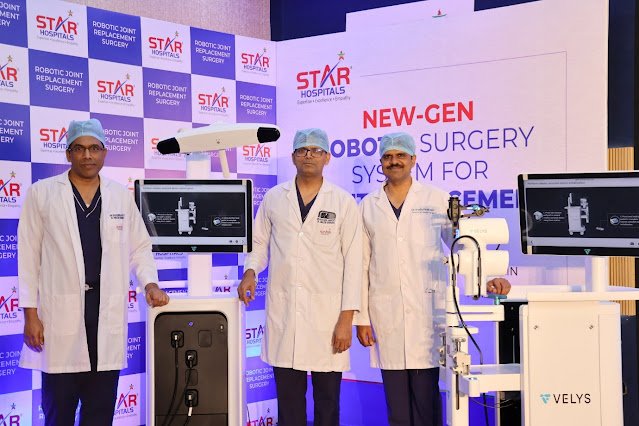STAR Hospitals, Nanakramguda Launches New-Gen Robotic Surgery System for Joint Replacement Surgery